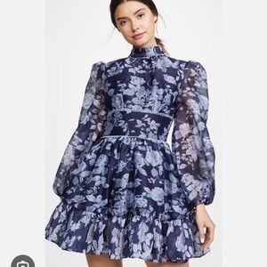 KEEPSAKE the Label Navy Floral Mini Dress
